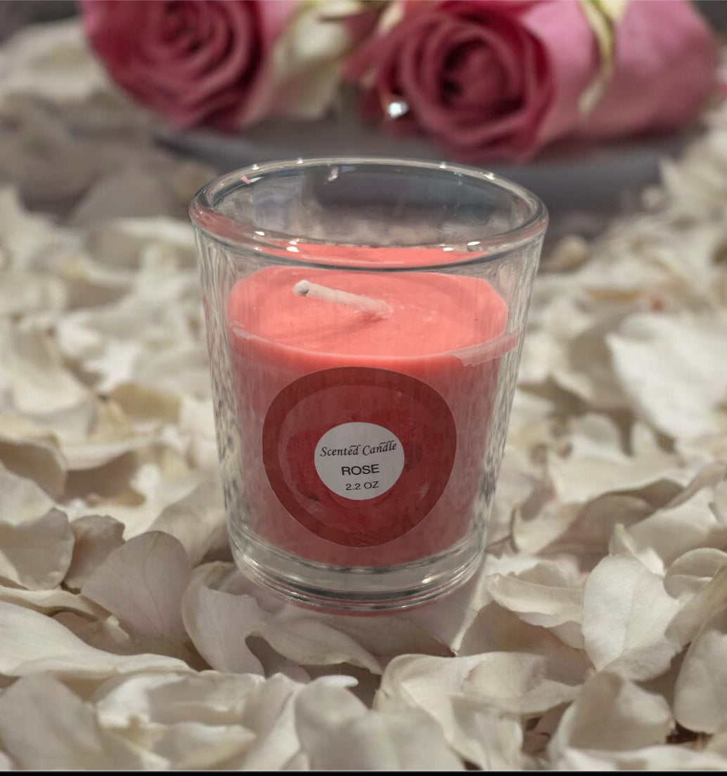 Scented Candle Rose 2.2oz.