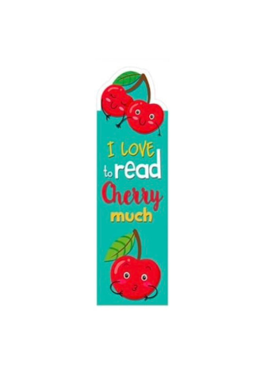 Scratch N Sniff Book Marker "I LOVE TO READ CHERRY MUCH" Cherry Scent