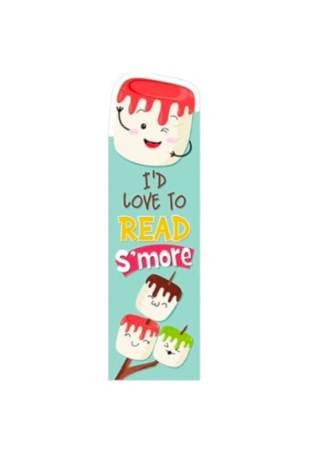 Scratch N Sniff Book Marker "Id Love To Read S'more) S'more Scent